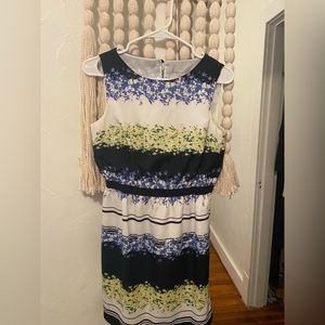 LOFT spring flower dress. Petite size small